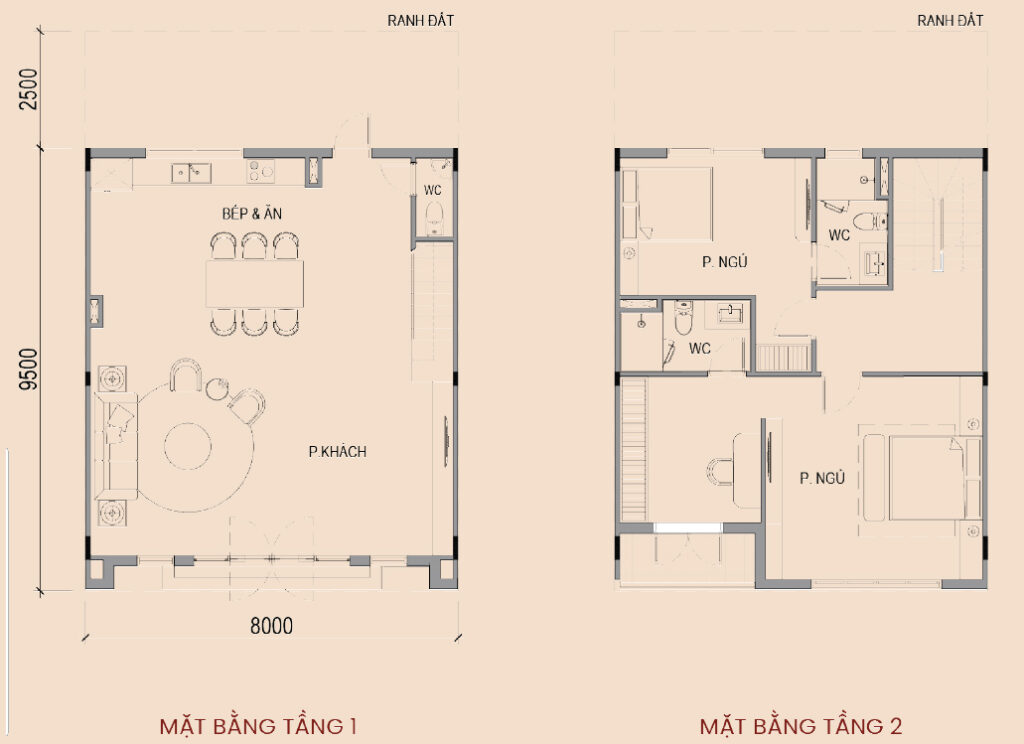 Mat Bang Tang 1 2 Shophouse Vin Dan Phuong
